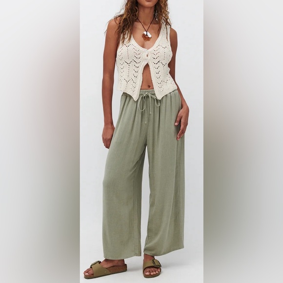 Ghanda Sage Wide-Leg Pants - Picture 1 of 4